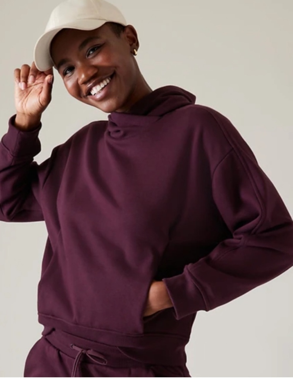 Athleta Cozy Karma Hoodie Sweatshirt Size Small
